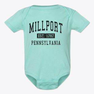 Millport Pennsylvania Classic Established Baby Onesie