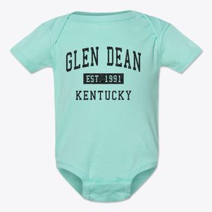 Glen Dean Kentucky Classic Established Baby Onesie