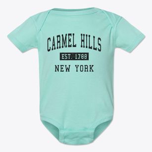Carmel Hills New York Classic Established Baby Onesie