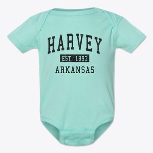 Harvey Arkansas Classic Established Baby Onesie