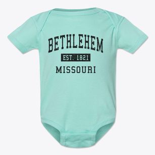 Bethlehem Missouri Classic Established Baby Onesie
