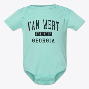 Van Wert Georgia Classic Established Baby Onesie