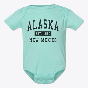 Alaska New Mexico Classic Established Baby Onesie