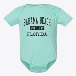 Bahama Beach Florida Classic Established Baby Onesie