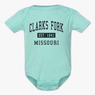 Clarks Fork Missouri Classic Established Baby Onesie
