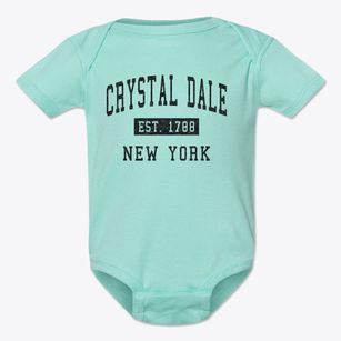 Crystal Dale New York Classic Established Baby Onesie