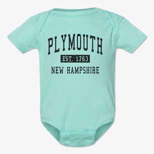 Plymouth New Hampshire Classic Established Baby Onesie