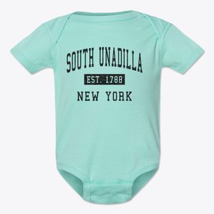 South Unadilla New York Classic Established Baby Onesie