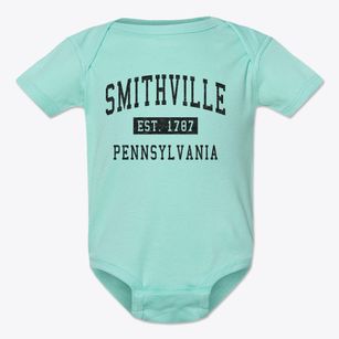 Smithville Pennsylvania Classic Established Baby Onesie