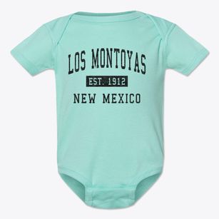 Los Montoyas New Mexico Classic Established Baby Onesie