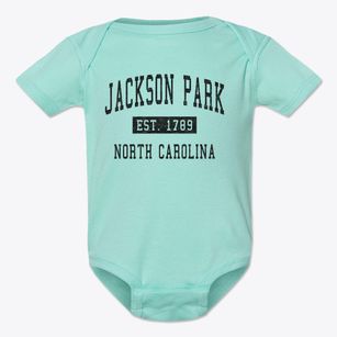 Jackson Park North Carolina Classic Established Baby Onesie