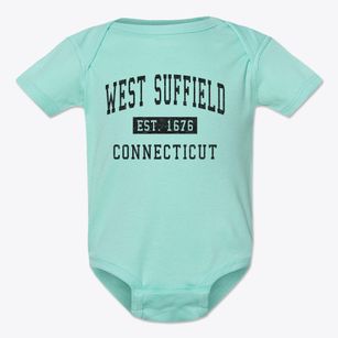 West Suffield Connecticut Classic Established Baby Onesie