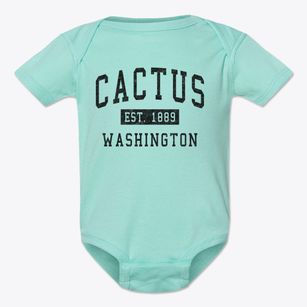 Cactus Washington Classic Established Baby Onesie