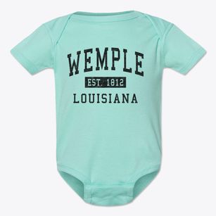 Wemple Louisiana Classic Established Baby Onesie