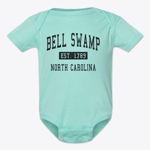 Bell Swamp North Carolina Classic Established Baby Onesie