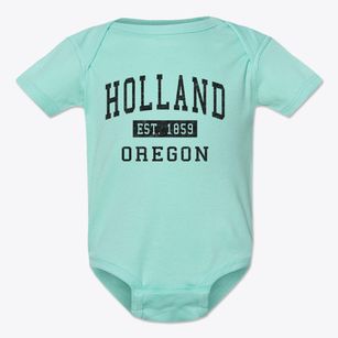 Holland Oregon Classic Established Baby Onesie