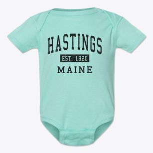Hastings Maine Classic Established Baby Onesie