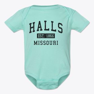 Halls Missouri Classic Established Baby Onesie
