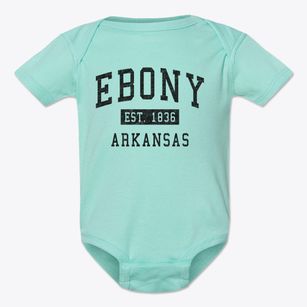 Ebony Arkansas Classic Established Baby Onesie