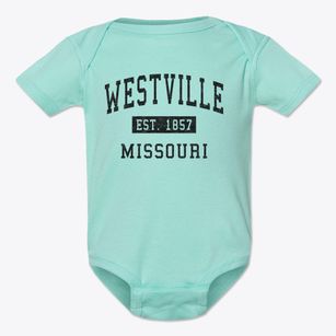 Westville Missouri Classic Established Baby Onesie