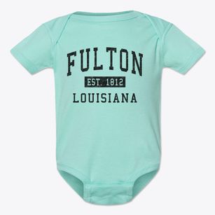 Fulton Louisiana Classic Established Baby Onesie