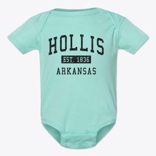 Hollis Arkansas Classic Established Baby Onesie