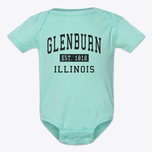 Glenburn Illinois Classic Established Baby Onesie
