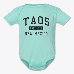 Taos New Mexico Classic Established Baby Onesie