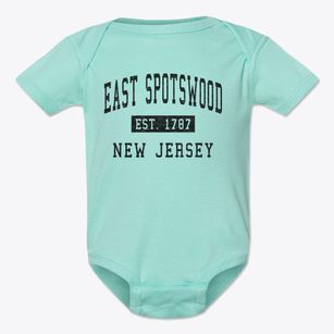 East Spotswood New Jersey Classic Established Baby Onesie