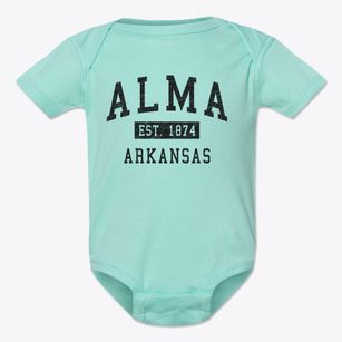 Alma Arkansas Classic Established Baby Onesie