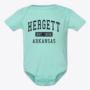 Hergett Arkansas Classic Established Baby Onesie