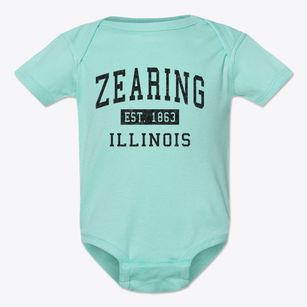 Zearing Illinois Classic Established Baby Onesie