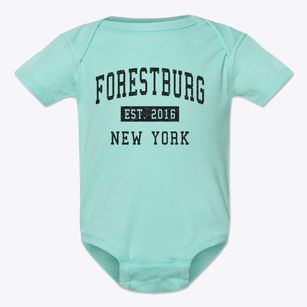 Forestburg New York Classic Established Baby Onesie