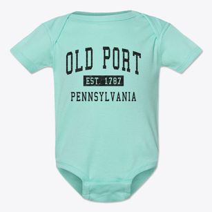 Old Port Pennsylvania Classic Established Baby Onesie