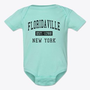 Floridaville New York Classic Established Baby Onesie