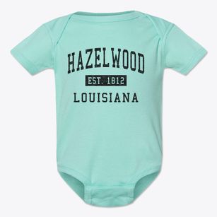 Hazelwood Louisiana Classic Established Baby Onesie