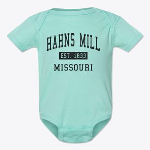 Hahns Mill Missouri Classic Established Baby Onesie