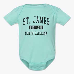 St. James North Carolina Classic Established Baby Onesie