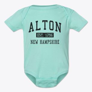Alton New Hampshire Classic Established Baby Onesie