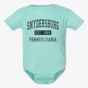 Snydersburg Pennsylvania Classic Established Baby Onesie