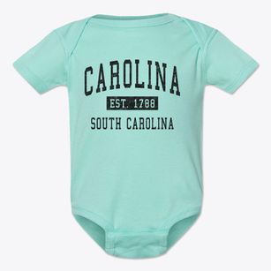 Carolina South Carolina Classic Established Baby Onesie