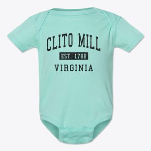 Clito Mill Virginia Classic Established Baby Onesie