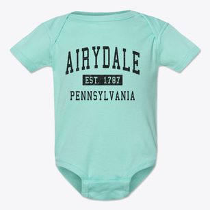 Airydale Pennsylvania Classic Established Baby Onesie
