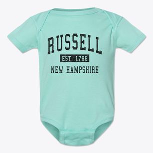 Russell New Hampshire Classic Established Baby Onesie