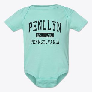 Penllyn Pennsylvania Classic Established Baby Onesie