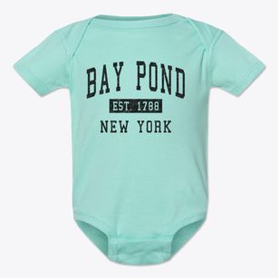 Bay Pond New York Classic Established Baby Onesie