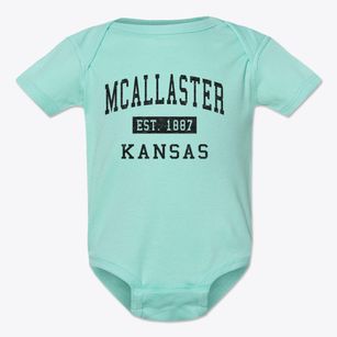 Mcallaster Kansas Classic Established Baby Onesie