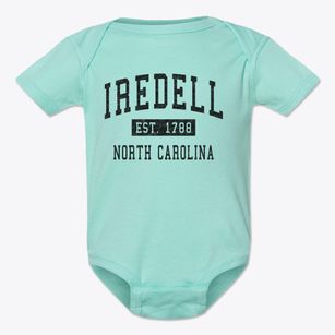 Iredell North Carolina Classic Established Baby Onesie