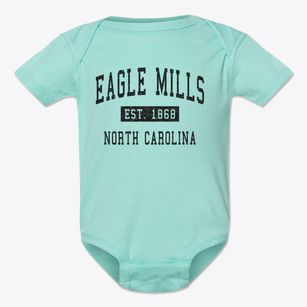 Eagle Mills North Carolina Classic Established Baby Onesie