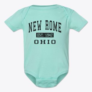 New Rome Ohio Classic Established Baby Onesie